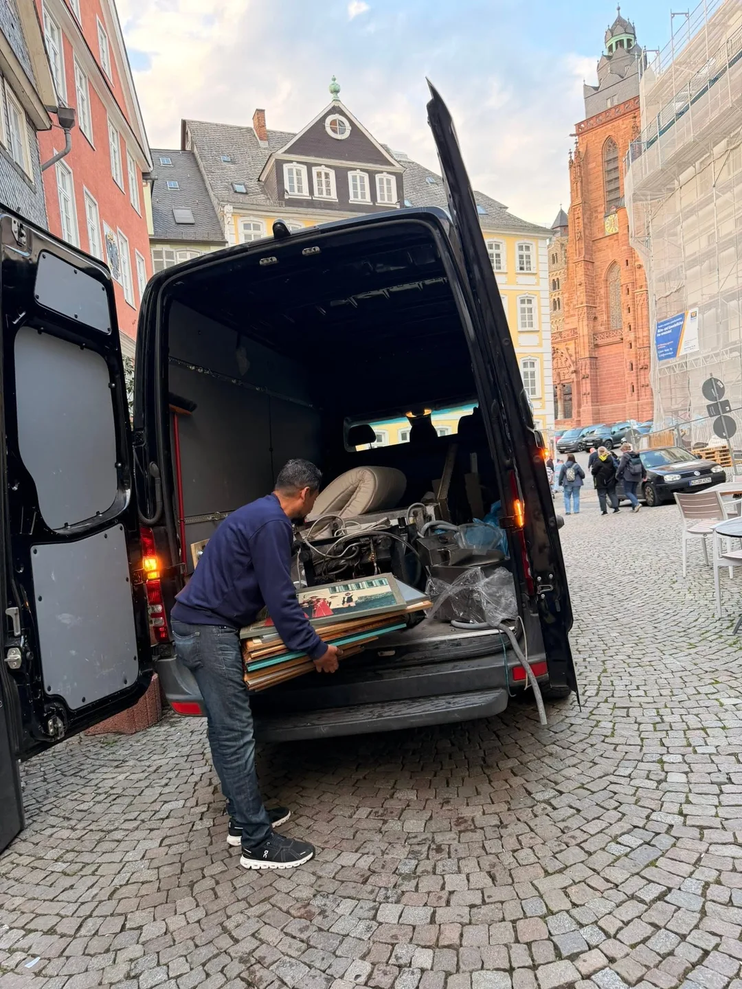 Transporter bei einem Sternschnuppe-Auftrag in Wetzlar